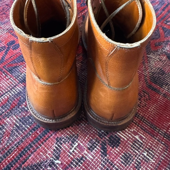 Men’s Grant Stone Brown Leather Boots - Picture 6 of 9